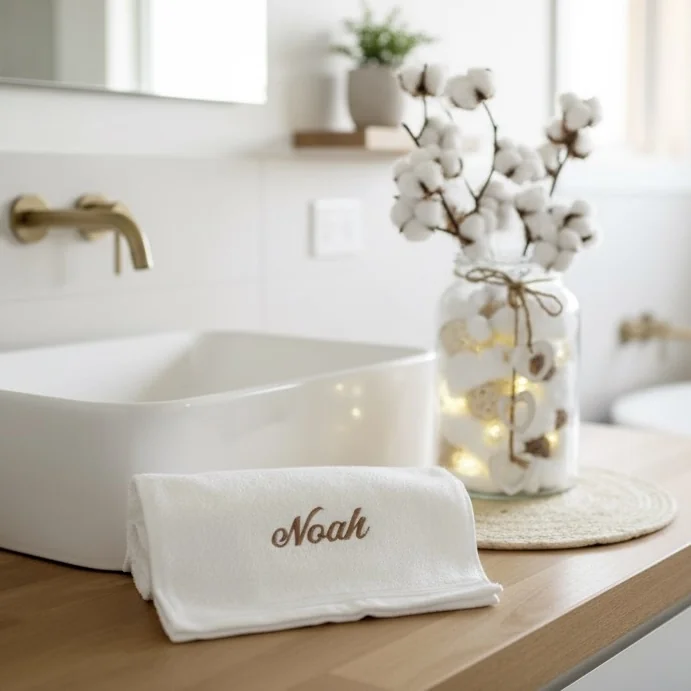 Produits personnalis&eacute; sortie de bain
